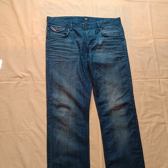 Dolce & Gabbana vintage rovné modré džínsy široké baggy 33 - 11