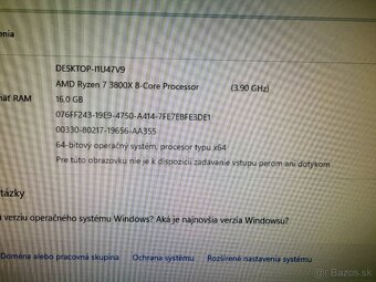 Herný počítač Ryzen 7 3800X / RTX 3060 Ti / 16GB / 500GB SSD - 11