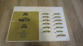 Prospekty Mercedes 60.-90. léta. - 11