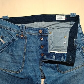 Diesel Kardeef Baggy Jeans Široké Džínsové Nohavice Rifle - 11