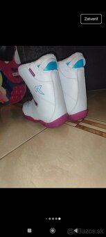 Snowboard detsky BEANY "100" + topánky zn. Reaper veľ.33 - 11