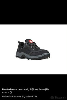 Veľkosť 42, MIX pracovná-bezpečnostná obuv - 11