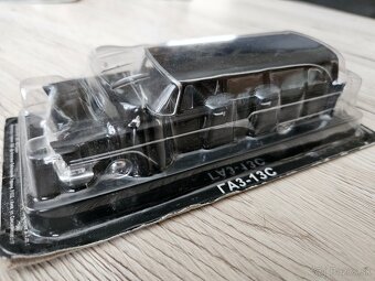 Modely aut ZSSR- pohlavarov, 1:43, Zil, Zis, Gaz, Cajka... - 11