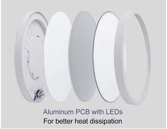 Tenučké Stropné Svietidlo MARPOU 24W/38W - 23cm/40cm - 11