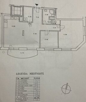 1035 3 izb. tehlový byt Košice – bytový komplex Titus - 11