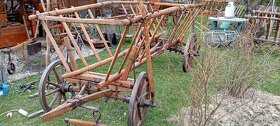 Starý drevený konský voz - rebriňak I - 11