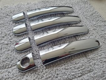 Chromové krytky klučiek ŠKODA VW SEAT - 11