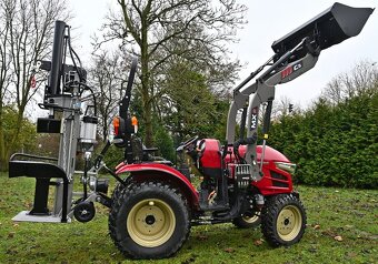Štiepačka za traktor + elektromotor JANSEN TS-30K  30 ton - 11