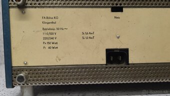 Regent 60 》Böhm Electronic 》elektrónkový zosilňovač - 11