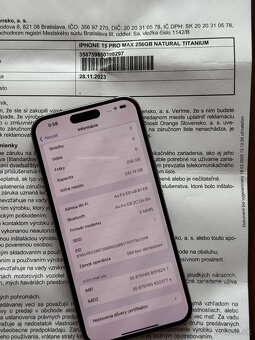 Apple iPhone 15 Pro Max 256gb - PUKNUTE ZADNE SKLO - 11