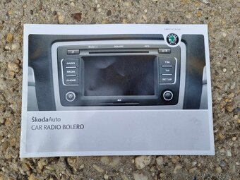 PREDAM AUTORADIO ŠKODA BOLERO dotykové - 11