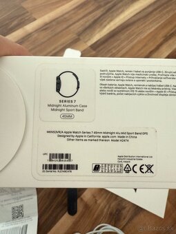 Apple Watch Series 7 45 mm Midnight blue / tmavo modrá - 11