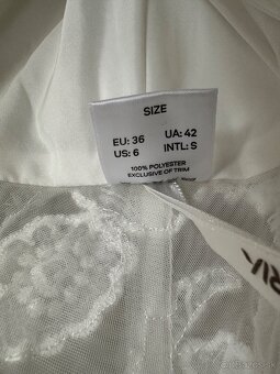 Predám princeznovské svadobné šaty – veľ. 36, ivory - 11