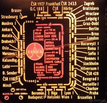 Krásné starožitné rádio Tesla Talisman 308U, top stav - 11