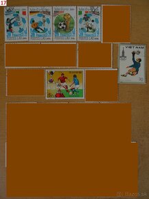 Nádherné poštové známky FUTBAL - 11