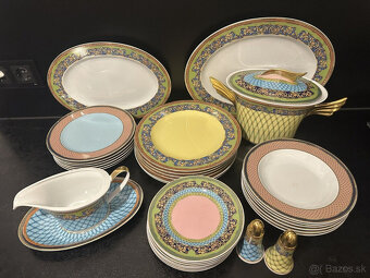 32-dielny jedálenský servis Rosenthal Versace Russian Dream - 11