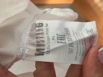 MUSTANG originál snehobiele pánske tricko XL - 11