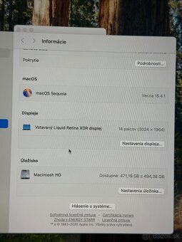 MacBook Pro M3 14” 512gb alza zaruka ako novy - 11