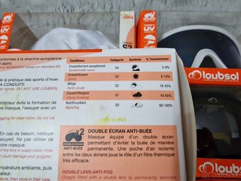 🕶️ Športové okuliare Loubsol – lyže, bike, UV, (Nové) - 11