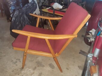 Kreslá RETRO rôzne, zelené, hnedé, modré, červené - 11