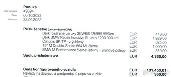 2021 - BMW 540i - zaruka do april 2026, ODPOCET DPH - 11