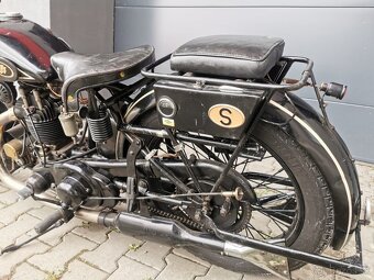 Predvojnova patinova AJS 350 z roku 1929 - 11