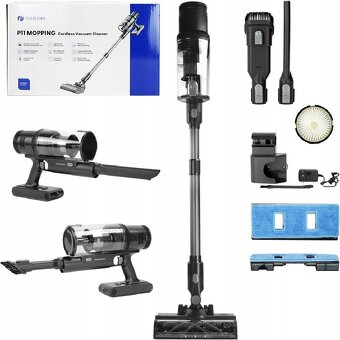 Vynikajúci Tyčový Vysávač PROSCENIC P11 MOPPING až 45kPa - 11