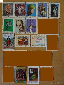 Nádherné poštové známky UMENIE 1 - 11