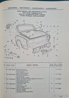 ŠKODA 105S, 105L, 120, 120L, 120LS, 120GLS zoznam náhr.diel. - 11