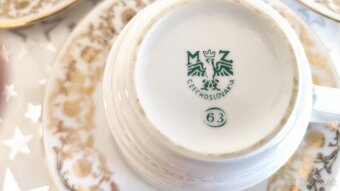 Obedová súprava, kávová-čajová súprava MZ Czechoslovakia - 11