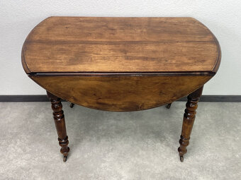 zaujímavé výklopné masívne okrúhle stoly - 11