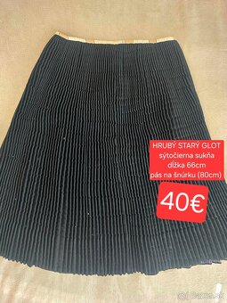 Stary kroj ROZNE SUKNE PLISOVANÉ - 11