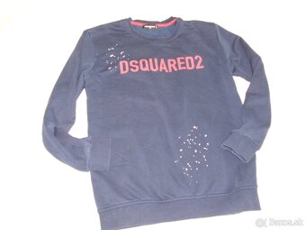 Dsquared pánska mikina tmavomodrá  L-XL - 11