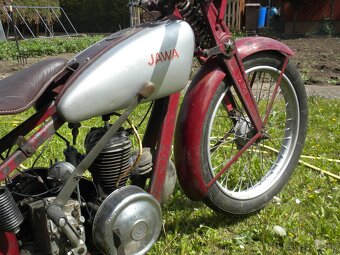 JAWA VILLIERS r,v,1933 pojízdná dlouhé roky uložená na půdě - 11