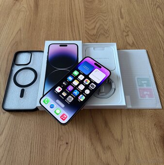 iPhone 14 Pro Max 128 gb Deep Purple v záruke +prislušenstvo - 11