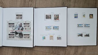 Poštové známky SLOVENSKO 2000-05 luxusné viazané knihy 6ks - 11