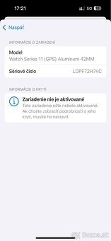 Apple Watch 11 42mm Rose Gold - neaktivované, nové - 11