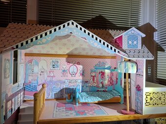 Veľký drevený barbie dom - 2 ks - 11