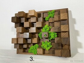 Machové obrazy - akustické difúzory - 11