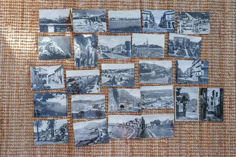 Sada 240 historických talianskych čiernobielych pohľadníc - 11