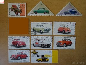 Nádherné poštové známky AUTÁ - 11
