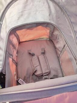 Nový kombinovaný kočárek 3v1 (růžový) - 11