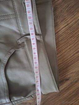 Kožene nohavice dámske H&M - 11