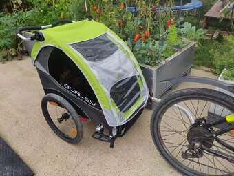 Predám detský zelený cyklovozík BURLEY D'LITE - 11