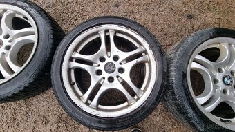 BMW E46 R17 elektrony + zimné gumy 225/45 - 11