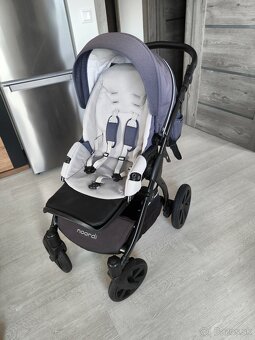 Kočík Noordi Fjordi 2v1 Jeans Blue s príslušenstvom - 11