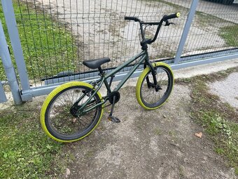 Predám bmx wipe green - 11