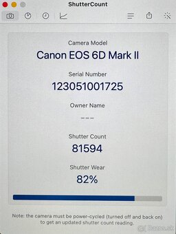 ⚠️  CANON 6D MARK II ⚠️ , 82 tis., Grip, 4x Batéria - 11