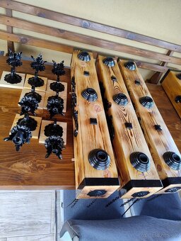 Lustre drevený hranol - 11