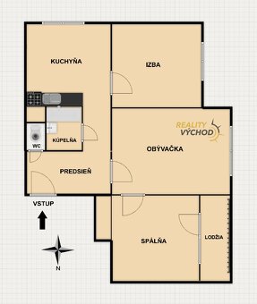 3 izbový byt, sídl.III Prešov - 11